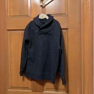 Cat and Jack sweatshirt material pull over collar boys